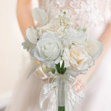 Maxbell Romantic Wedding Bridal Bouquet Photography Props for Banquet Wedding Decor G