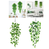 Maxbell Simulation Rattan Leaves Fake Plants for Hanging Decor Garden Wedding Decor