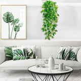 Maxbell Simulation Rattan Leaves Fake Plants for Hanging Decor Garden Wedding Decor