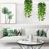Maxbell Simulation Rattan Leaves Fake Plants for Hanging Decor Garden Wedding Decor