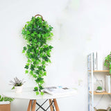 Maxbell Simulation Rattan Leaves Fake Plants for Hanging Decor Garden Wedding Decor