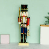 Maxbell Handmade Nutcracker Figures Nutcracker Soldier for Desktop Office Decoration