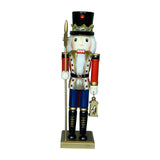Maxbell Handmade Nutcracker Figures Nutcracker Soldier for Desktop Office Decoration