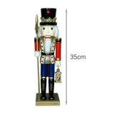 Maxbell Handmade Nutcracker Figures Nutcracker Soldier for Desktop Office Decoration