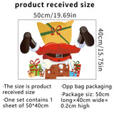 Maxbell Santa Wall Stickers for Xmas Party Decoration Bedroom Living Room