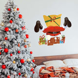 Maxbell Santa Wall Stickers for Xmas Party Decoration Bedroom Living Room