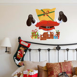 Maxbell Santa Wall Stickers for Xmas Party Decoration Bedroom Living Room