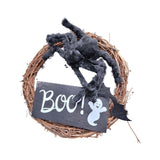 Maxbell Halloween Spider Wreath Dining Room Hanging Porch Window Ornaments