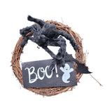 Maxbell Halloween Spider Wreath Dining Room Hanging Porch Window Ornaments