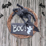 Maxbell Halloween Spider Wreath Dining Room Hanging Porch Window Ornaments