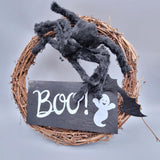 Maxbell Halloween Spider Wreath Dining Room Hanging Porch Window Ornaments
