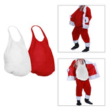 Maxbell Christmas Fake Belly for Stage Performances Halloween Party Supplies