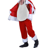 Maxbell Christmas Fake Belly for Stage Performances Halloween Party Supplies