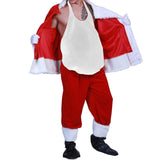 Maxbell Christmas Fake Belly for Stage Performances Halloween Party Supplies