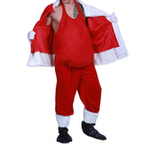 Maxbell Christmas Fake Belly for Stage Performances Halloween Party Supplies