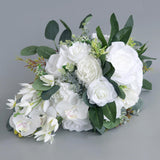Maxbell Artificial Bride Hand Stick Flower for Anniversary Wedding Decorations