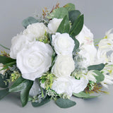 Maxbell Artificial Bride Hand Stick Flower for Anniversary Wedding Decorations