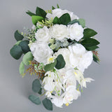 Maxbell Artificial Bride Hand Stick Flower for Anniversary Wedding Decorations