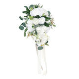 Maxbell Artificial Bride Hand Stick Flower for Anniversary Wedding Decorations