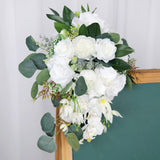 Maxbell Artificial Bride Hand Stick Flower for Anniversary Wedding Decorations