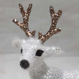Maxbell Simulation Deer Figurines Deer Ornament Statue for Living Room Shelf Decor