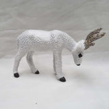 Maxbell Simulation Deer Figurines Deer Ornament Statue for Living Room Shelf Decor