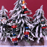 Maxbell 6x 7cm Nutcracker Figures Decor Figures Nutcracker Model for Bedroom Home