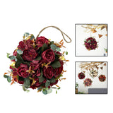 Maxbell Flower Ball Flower Garland Wedding Decoration for Room Home Red