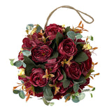 Maxbell Flower Ball Flower Garland Wedding Decoration for Room Home Red