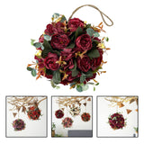 Maxbell Flower Ball Flower Garland Wedding Decoration for Room Home Red