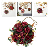 Maxbell Flower Ball Flower Garland Wedding Decoration for Room Home Red