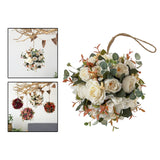 Maxbell Flower Ball Flower Garland Wedding Decoration for Room Home White