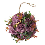 Maxbell Flower Ball Flower Garland Wedding Decoration for Room Home Purple