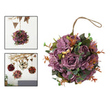 Maxbell Flower Ball Flower Garland Wedding Decoration for Room Home Purple