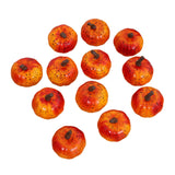 Maxbell Mini Pumpkins Lifelike Harvest Pumpkins for Halloween Holiday Decoration Orange and Yellow