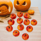 Maxbell Mini Pumpkins Lifelike Harvest Pumpkins for Halloween Holiday Decoration Orange and Yellow