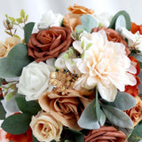 Maxbell Wedding Bride Bridal Bouquet Bride Hand Stick Flower for Anniversary Wedding