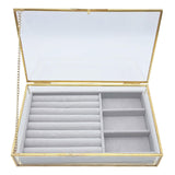 Maxbell Jewelry Box Portable Storage for Earring Decoration Travel Multifunction