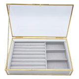 Maxbell Jewelry Box Portable Storage for Earring Decoration Travel Multifunction