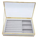 Maxbell Jewelry Box Portable Storage for Earring Decoration Travel Multifunction