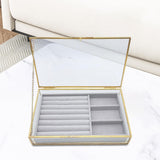 Maxbell Jewelry Box Portable Storage for Earring Decoration Travel Multifunction