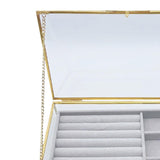 Maxbell Jewelry Box Portable Storage for Earring Decoration Travel Multifunction