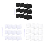 Maxbell 12Pcs Tabletop Message Board Memo Writing Board for Shop Buffet Wedding Black