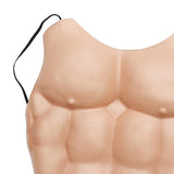 Maxbell Funny Fake Muscle Chic Gift Lifelike for Halloween Outdoor Costume Parties