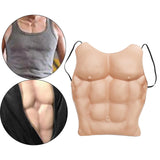 Maxbell Funny Fake Muscle Chic Gift Lifelike for Halloween Outdoor Costume Parties