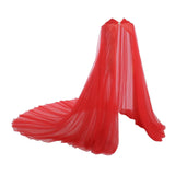 Maxbell Hooded Cloak Floor Length Soft Universal for Carnivals Wedding Red