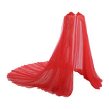 Maxbell Hooded Cloak Floor Length Soft Universal for Carnivals Wedding Red