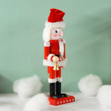 Maxbell Nutcracker Santa Figurine Chic Gift Party Favors for Living Room Adults Kids