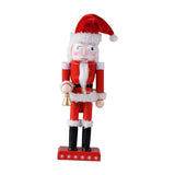 Maxbell Nutcracker Santa Figurine Chic Gift Party Favors for Living Room Adults Kids