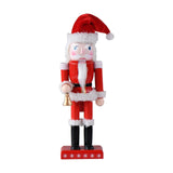Maxbell Nutcracker Santa Figurine Chic Gift Party Favors for Living Room Adults Kids